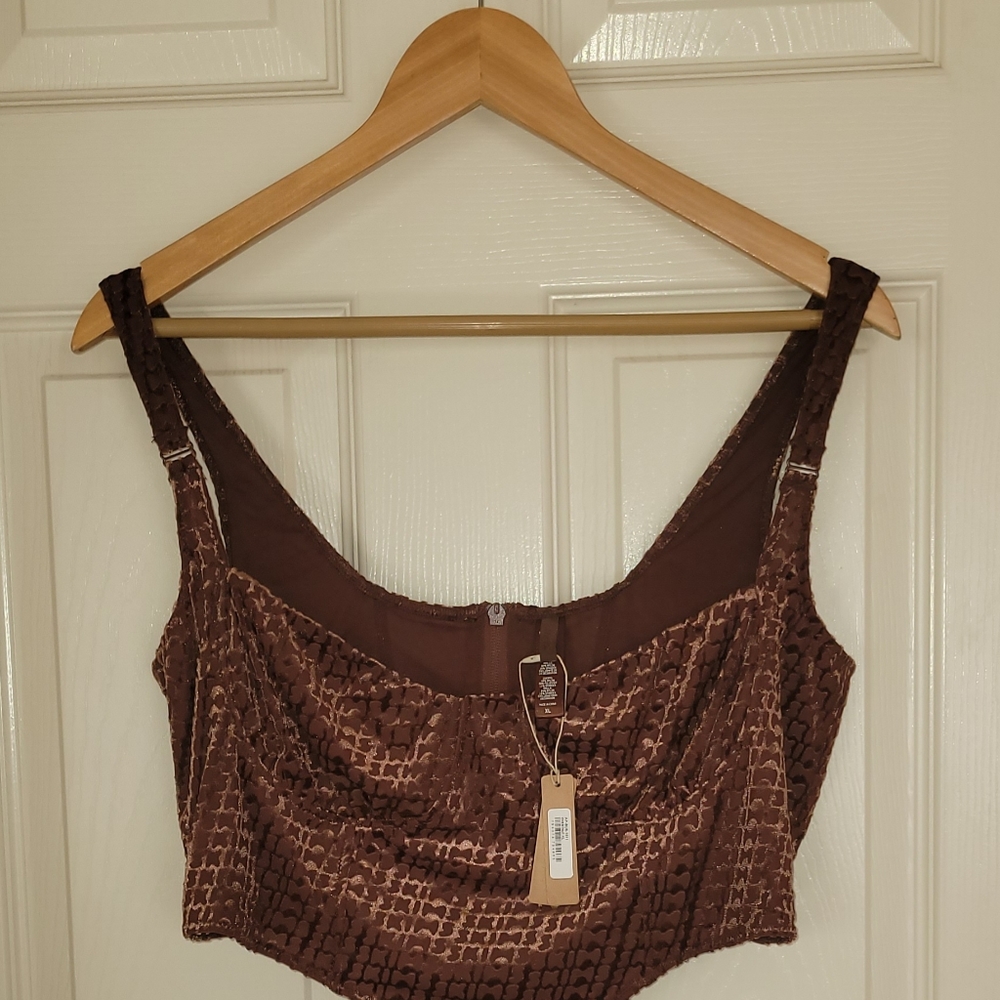 SKIMS VELVET CORSET